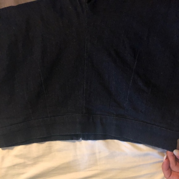 CIGARETTE PANTS IN STRETCH DENIM - Picture 8 of 8